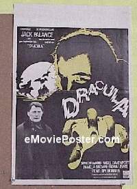 #302 DRACULA Belgian poster '73 Palance 