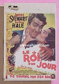 #085 THE JACKPOT Belgian poster R55 Stewart 