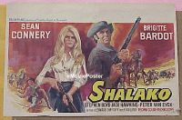 #086 SHALAKO Belgian poster '68 Sean Connery 