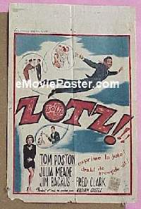 #352 ZOTZ Belgian poster '62 Poston 