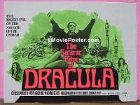 #270 SATANIC RITES OF DRACULA British quad 74 