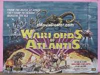 #275 WARLORDS OF ATLANTIS British quad '78 