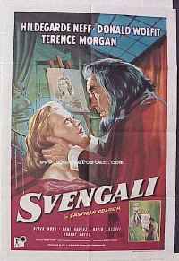 SVENGALI ('55) English 1sh