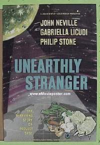 UNEARTHLY STRANGER English 1sh