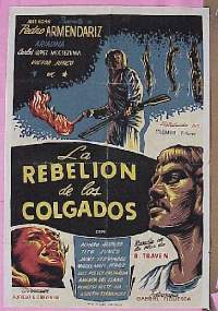 #240 REBELLION OF THE HANGED Cuban poster '54 