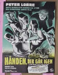 #242 BEAST WITH 5 FINGERS Danish poster R60s 