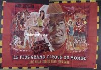 #073 CIRCUS WORLD 2panel French poster '65 