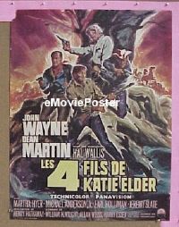 #076 SONS OF KATIE ELDER French poster '65 