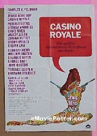 #145 CASINO ROYALE German poster '67 Allen 