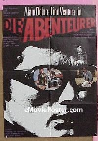 #163 LAST ADVENTURE German poster '67 Delon 