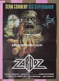 #379 ZARDOZ German poster '74 Connery 