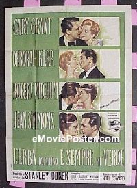 #059 GRASS IS GREENER Italian poster '61 