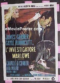 #070 MARLOWE Italian poster '69 Garner 