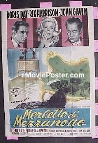 #072 MIDNIGHT LACE Italian poster '60 Day 