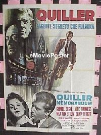 #115 QUILLER MEMORANDUM Italian poster '67 