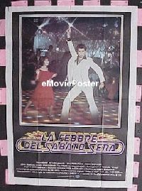 #117 SATURDAY NIGHT FEVER Italian poster '77 