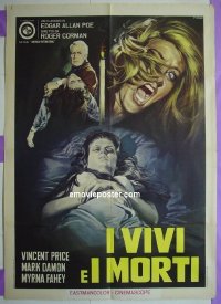 #1092 HOUSE OF USHER Italy 1p R1971 Vincent Price 