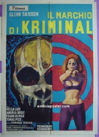 #1093 IL MARCHIO DI KRIMINAL It.1p '67 Saxson 