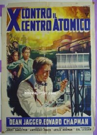 #1138 X THE UNKNOWN Italy 1p57 spooky sci-fi! 