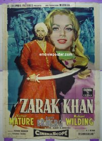 #1182 ZARAK Italian 2p '56 Anita Ekberg 