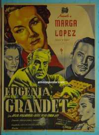 #1311 EUGENIA GRANDET Mexican poster'53 Lopez