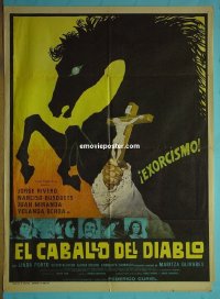 #1322 EL CABALLO DEL DIABLO Mexican poster74 