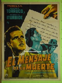 #1347 EL MENSAJE DE LA MUERTE Mexican poster