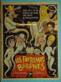 #1348 MOCKING GHOSTS Mexican 1sh65 Clavillazo