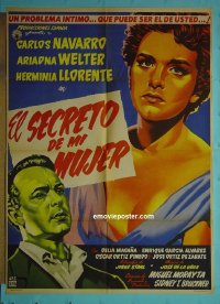 #1367 SECRET OF MY WOMAN Mex.1sh '55 Navarro