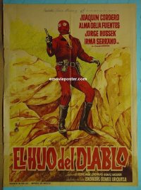 #1370 EL HIJO DEL DIABLO Mexican poster 1965