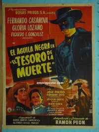 #1375 TREASURE OF DEATH Mex.1sh '53 Casanova