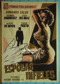 #1378 UNFAITHFUL SPOUSES Mexican 1sh 56 Calvo