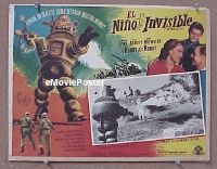 #296 INVISIBLE BOY Mexican LC'57 Robby, Robot 