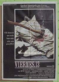 FRIDAY THE 13TH ('80) Spanish