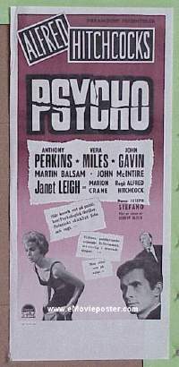 PSYCHO ('60) Swedish