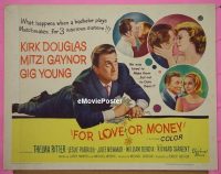 #131 FOR LOVE OR MONEY 1/2sh '63 Douglas 