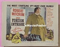 #482 FOREIGN INTRIGUE B-1/2sh '56 Mitchum 