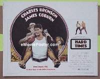 z324 HARD TIMES half-sheet movie poster '75 Charles Bronson, Coburn