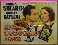 #582 HER CARDBOARD LOVER 1/2sh '42 Shearer 