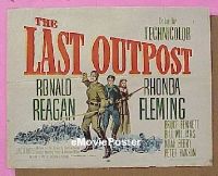 #498 LAST OUTPOST 1/2sh '51 Reagan, Fleming 