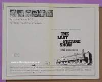 LAST PICTURE SHOW 1/2sh