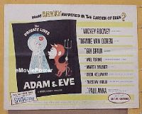 #349 PRIVATE LIVES OF ADAM & EVE 1/2sh '60 