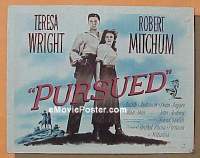 #045 PURSUED B-1/2sh '47 Wright, Mitchum 