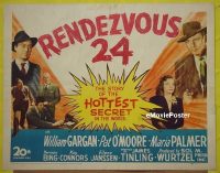 #258 RENDEZVOUS 24 1/2sh '46 Gargan, O'Moore 