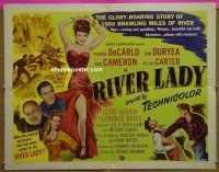 #6982 RIVER LADY 1/2sh '48 De Carlo, Duryea 