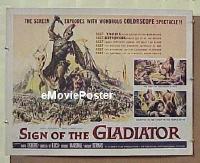 #099 SIGN OF THE GLADIATOR 1/2sh '59 Ekberg 