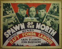 #6336 SPAWN OF THE NORTH 1/2sh 38 Raft, Fonda 