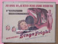 #057 STAGE FRIGHT 1/2sh '50 Hitchcock 