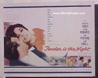 TENDER IS THE NIGHT 1/2sh