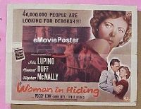 #533 WOMAN IN HIDING B-1/2sh '50 Lupino, Duff 